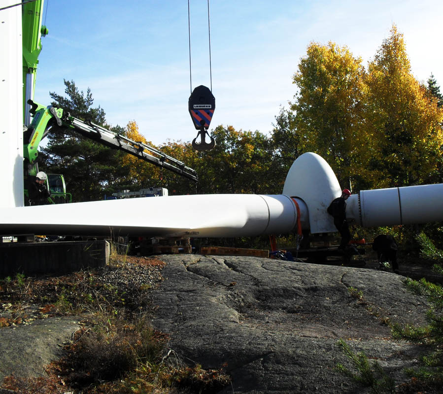 Besiktning av rotor före återmontering Besiktning av rotor före återmontering