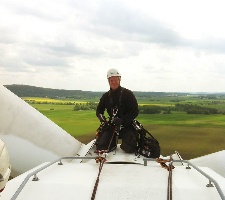 Lagning av rotorblad Vestas V52 Lagning av rotorblad Vestas V52
